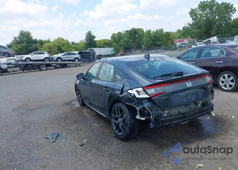 2025 Honda Civic Sport z USA, uszkodzony, nr VIN 19XFL2H86SE019007